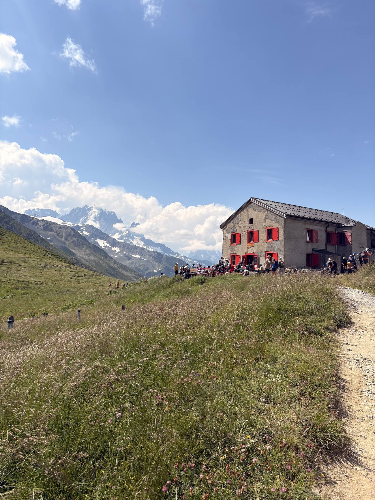 Le refuge du Col de Balme