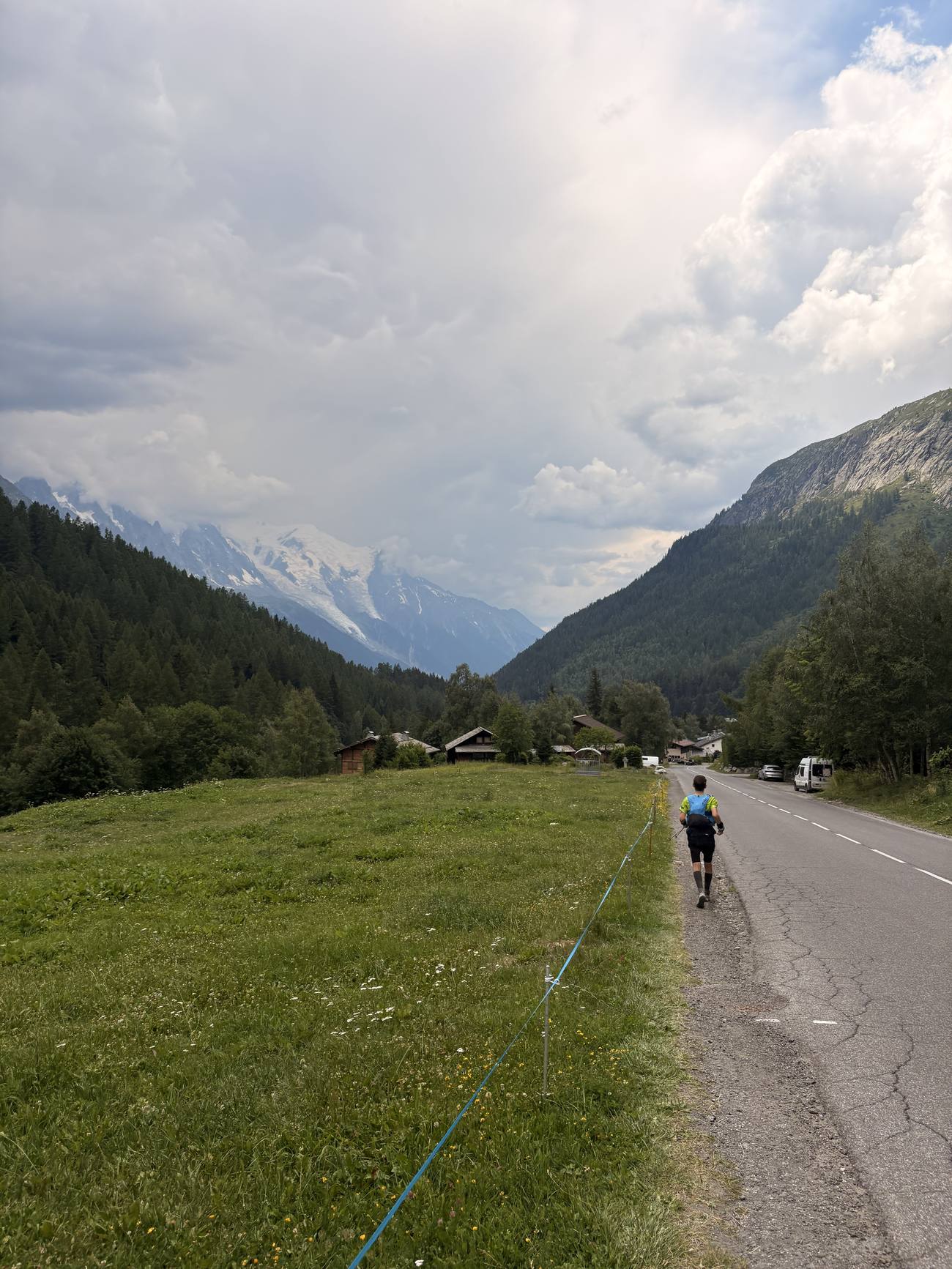 La descente vers Argentière